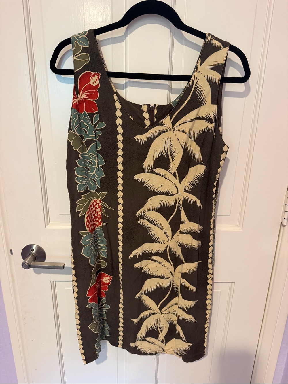 Jams World Sleeveless Tropical Print Dress